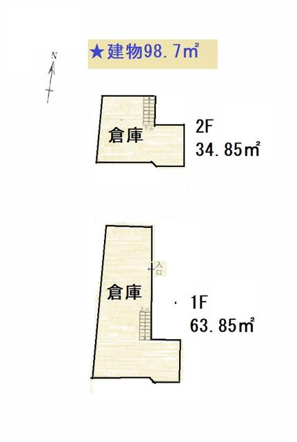 駿河区手越原 売工場の間取り