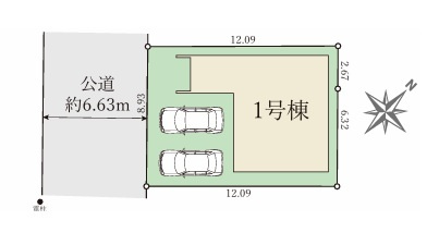 加古川市尾上町口里11期　　山陽電鉄「浜の宮駅」徒歩８分の区画図