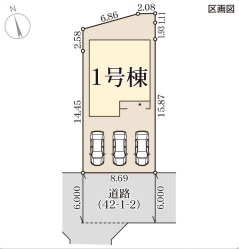 リーブルガーデン西脇市小坂町5期の区画図