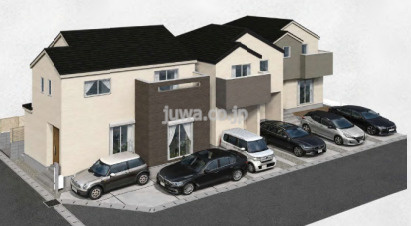 ふじみ野市仲２丁目の新築一戸建の外観パース