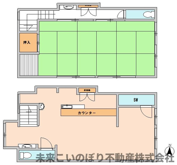 【間取り】 | 店舗戸建 行田市桜町２丁目 | 図面と現況が異なる場合は現況優先とさせていただきます。