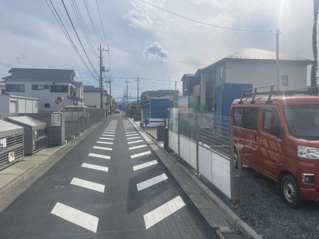 【前面道路含む現地写真】 | 深谷市東方第28期　ワイウッドコート新築戸建　全4棟　4号棟 | 4/17撮影