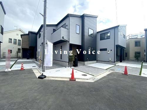 【仲介手数料０円】茅ヶ崎市松林1丁目　新築一戸建て　全31棟の外観|23-25号棟　【仲介手数料０円】茅ヶ崎市松林1丁目　新築一戸建て　全31棟