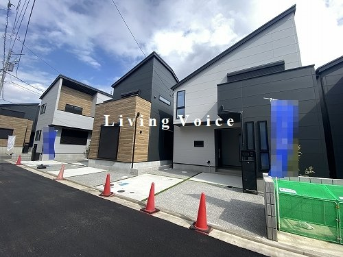 【仲介手数料０円】茅ヶ崎市松林1丁目　新築一戸建て　全31棟の外観|28-30号棟　【仲介手数料０円】茅ヶ崎市松林1丁目　新築一戸建て　全31棟