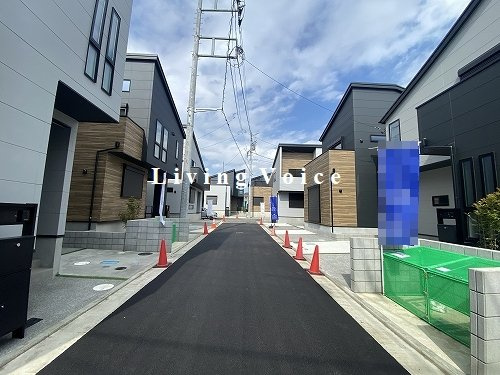 【仲介手数料０円】茅ヶ崎市松林1丁目　新築一戸建て　全31棟の前面道路含む現地写真|【仲介手数料０円】茅ヶ崎市松林1丁目　新築一戸建て　全31棟