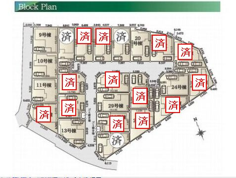 【区画図】 | 【仲介手数料０円】茅ヶ崎市松林1丁目　新築一戸建て　全31棟 | 【仲介手数料０円】茅ヶ崎市松林1丁目　新築一戸建て　全31棟