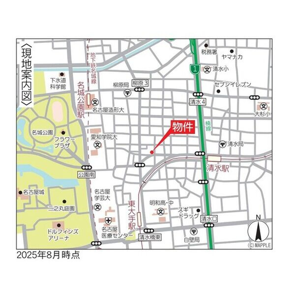 MOCXION MEIJOの地図