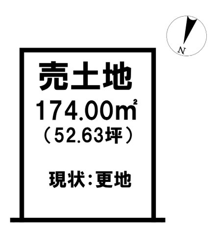 売土地　東林木町の土地図