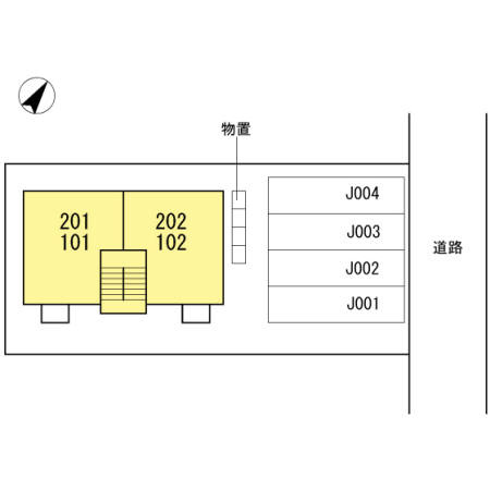 セジュールＭ・Ａ101の区画図