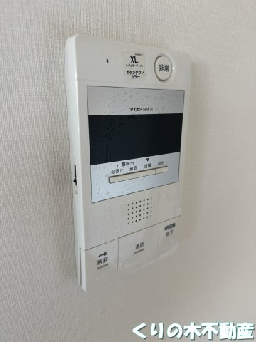 【セキュリティ】 | ヴィラクラマス | モニター付きインターホンです