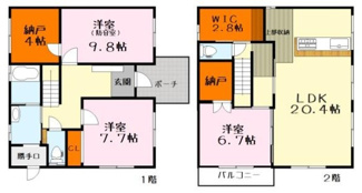 【間取り】 | 西宮市　上甲東園5丁目　中古戸建