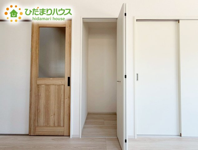 郡山市静町8期　新築戸建の収納|全室にクローゼットが付いていて、お部屋の住空間もスッキリ広々つかえそうです(^^)/