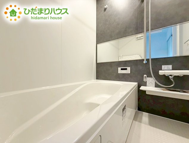 郡山市静町8期　新築戸建の浴室|大人が足を伸ばしても十分な広さ！一人でゆっくりくつろぐ時間も大切です！