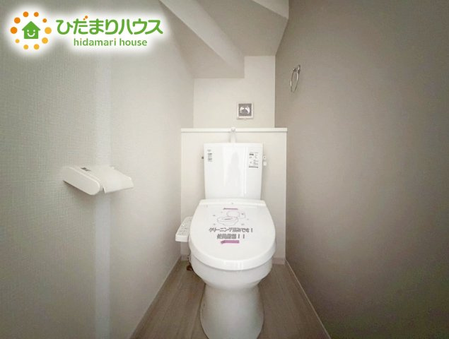 郡山市静町8期　新築戸建のトイレ|家計に嬉しい節水仕様!(^^)!