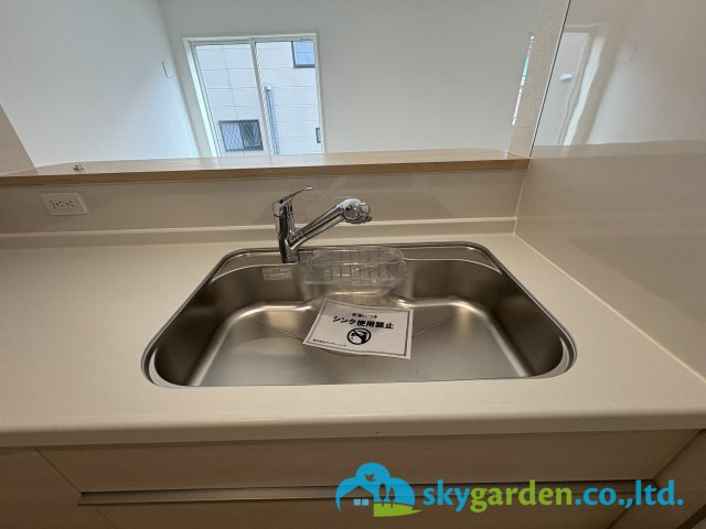 茅ヶ崎市中島第14　新築戸建　全2棟1号棟のキッチン|キッチンシンク