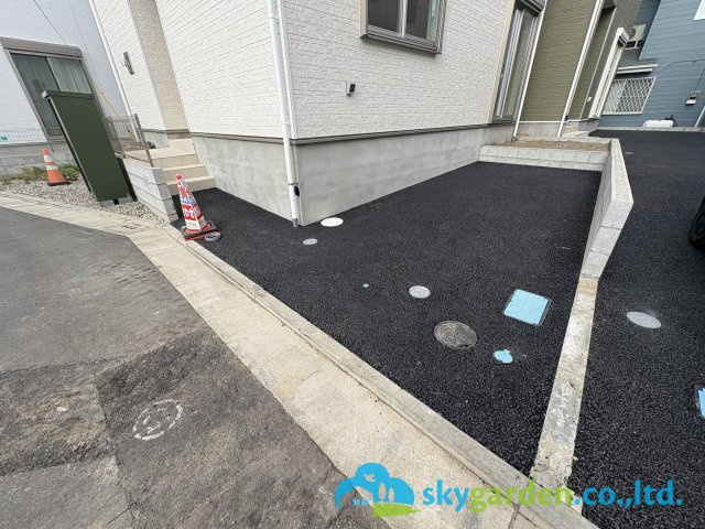 茅ヶ崎市中島第14　新築戸建　全2棟1号棟の駐車場|駐車場です