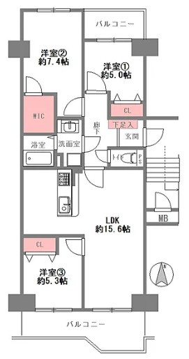 【間取り】 | イトーピア武庫川