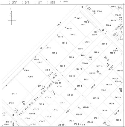 西区小針6丁目　土地の土地図