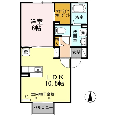 ティファニー103の間取り