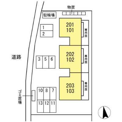 【区画図】 | ロジュマン浜乃木