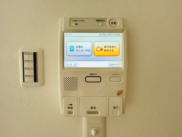 マイキャッスル南古谷駅前　中古マンション　3階の防犯設備|2026/5/8撮影
