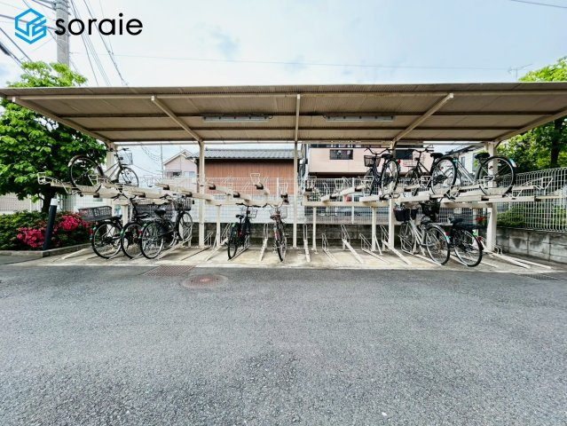 マイキャッスル南古谷駅前　中古マンション　3階の駐輪場|2026/5/8撮影