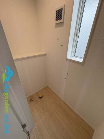 茅ヶ崎市中島第14　新築戸建　全2棟２号棟のトイレ|2階トイレ　設置前（2026年5月11日撮影）