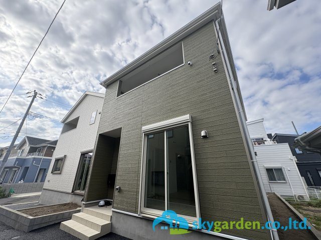 茅ヶ崎市中島第14　新築戸建　全2棟２号棟の外観|外観も気になるポイント