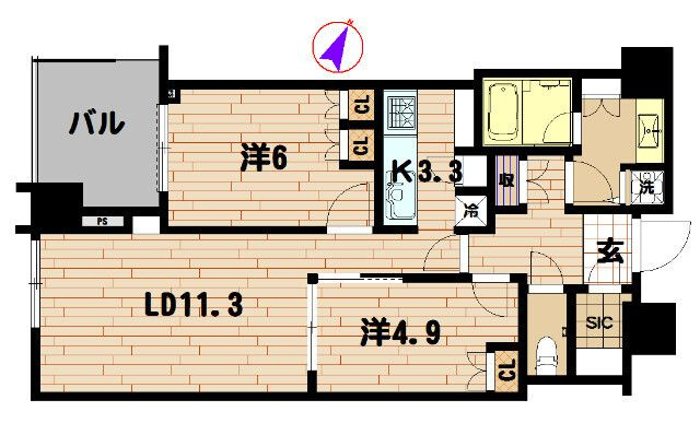 【間取り】 | 大崎ウエストシティタワーズ