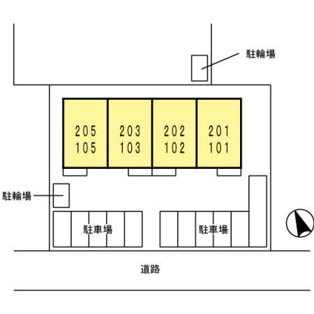 メゾンＭＩＮＡＭＩ　　刈谷市近郊の賃貸ならクラスホーム刈谷店の区画図