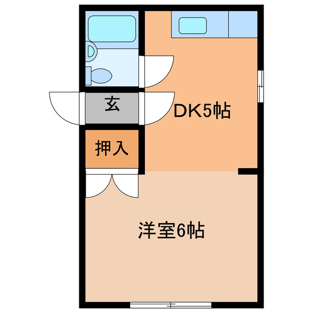 コーポＭの間取り