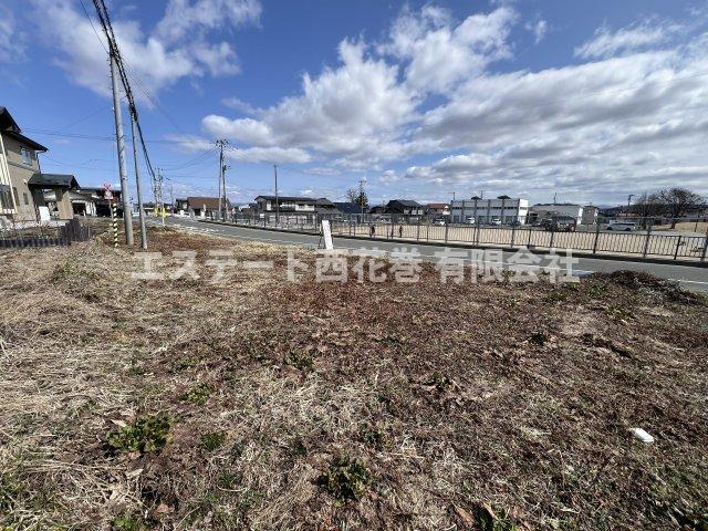 【商談中】花巻市愛宕町・下幅　土地の外観