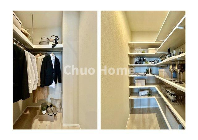 シティタワーズ東京ベイイーストタワーの収納|ウォークインクローゼット×2