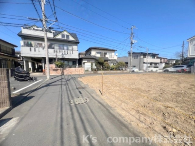◎茅ヶ崎市萩園　売地　1号地の前面道路含む現地写真|前面道路の様子です◇