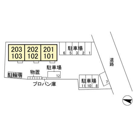 ラ ナチュールの区画図