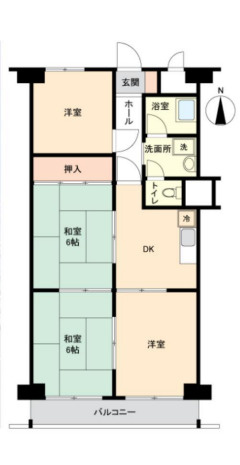 【間取り】 | 朝日プラザ小阪A棟
