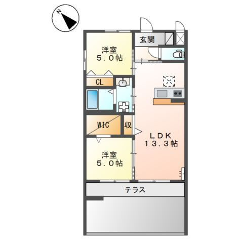 グランデ嘉右衛門の間取り