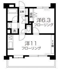 【間取り】 | クリオ恵比寿弐番館