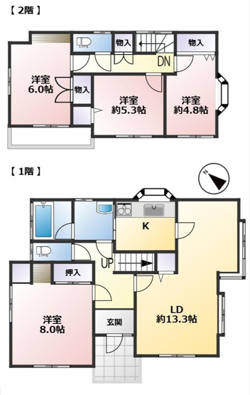 【間取り】 | 東金市菱沼　中古戸建