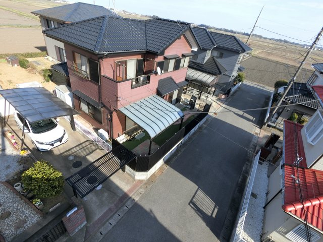 【前面道路含む現地写真】 | 東金市菱沼　中古戸建