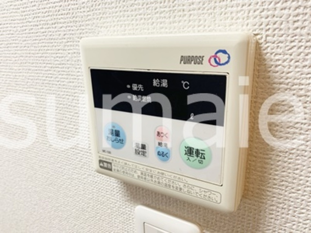 オークス　浦和北の設備|給湯パネル。