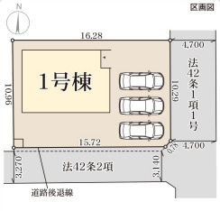 リーブルガーデン西脇市高田井町2期の区画図