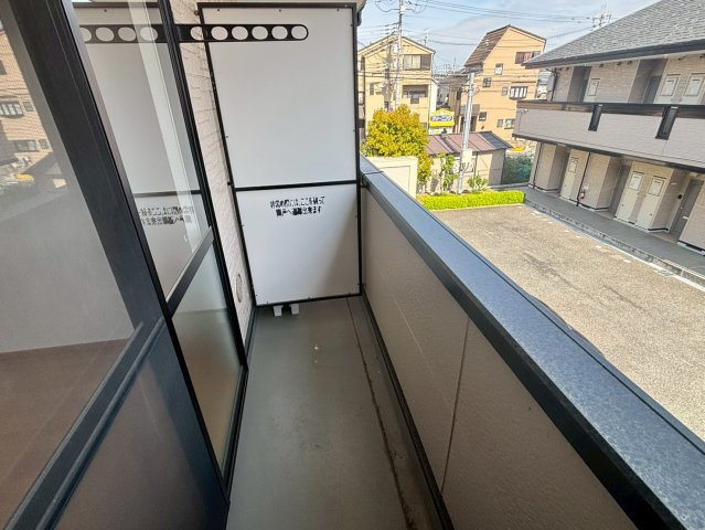 エクレール古結Vのバルコニー