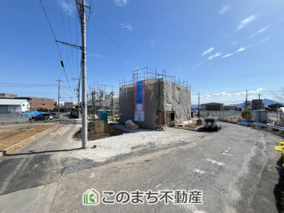 【前面道路含む現地写真】 | CRADLEGARDEN筑西市二木成第2　2号棟 | 前面道路の写真です。