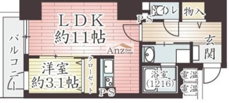【間取り】 | アーベル更紗北堀江