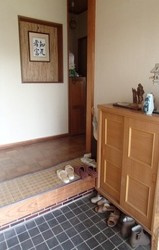 中古戸建　小山町の玄関