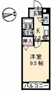 メゾンフローラの間取り