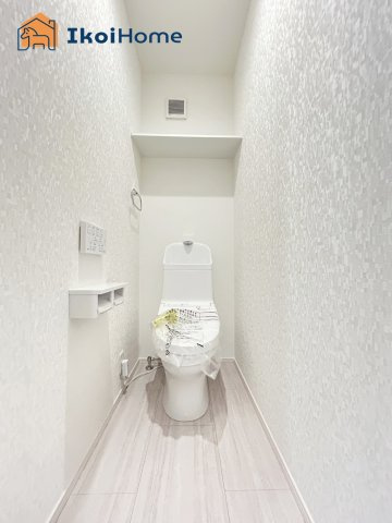明石市大久保町江井島　新築戸建のトイレ|【ホームページに現地動画掲載中】●年中無休：当日予約可●ウォシュレット、暖房便座標準装備。