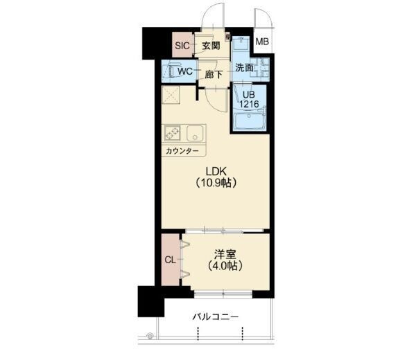 【間取り】 | スプランディッド弁天町