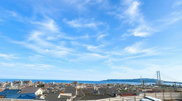 ★価格変更★霞ヶ丘３丁目新築戸建ての展望|明石大橋が一望できます